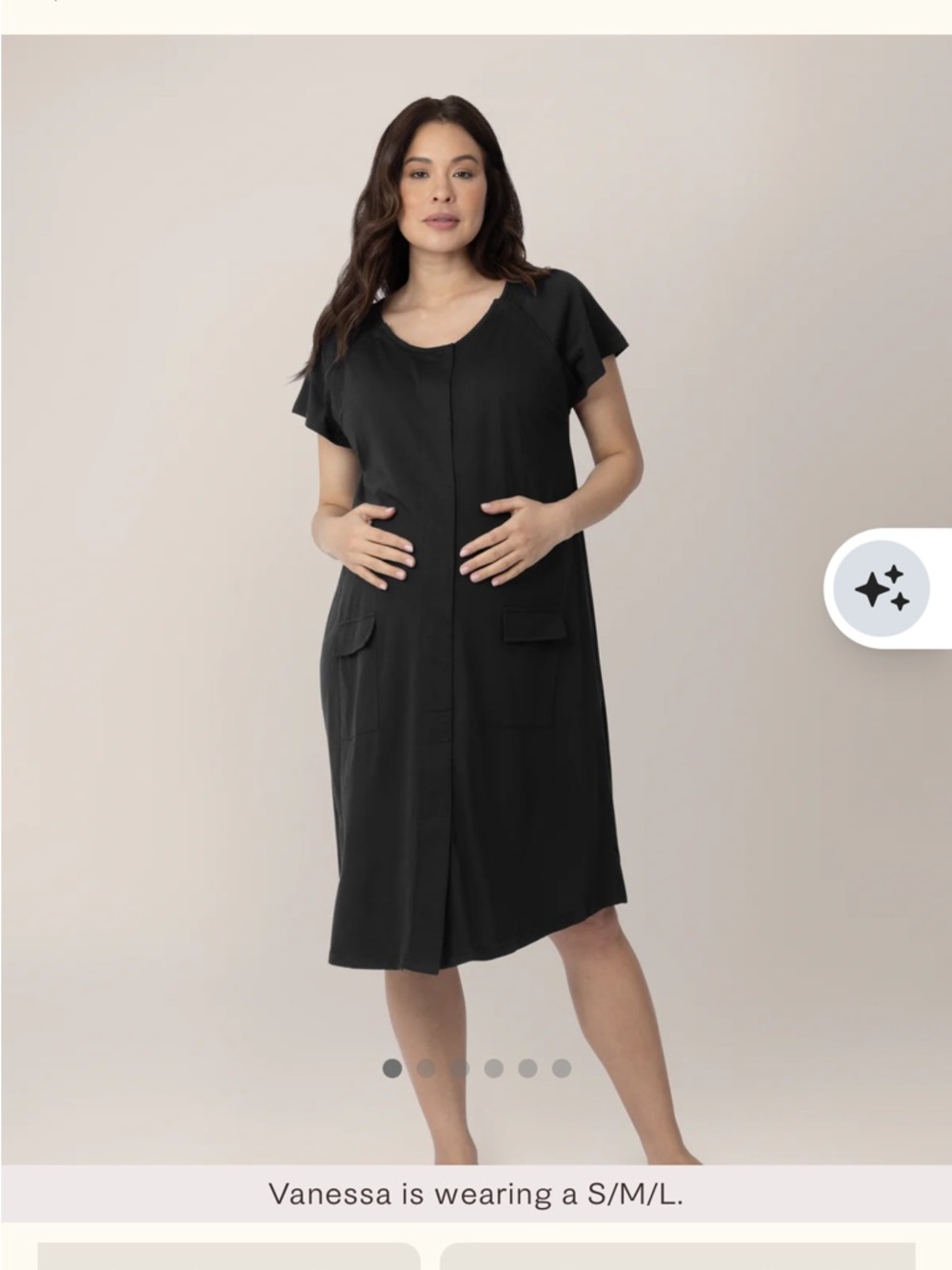 Brand New Kindred Bravely Labor & Delivery Gown